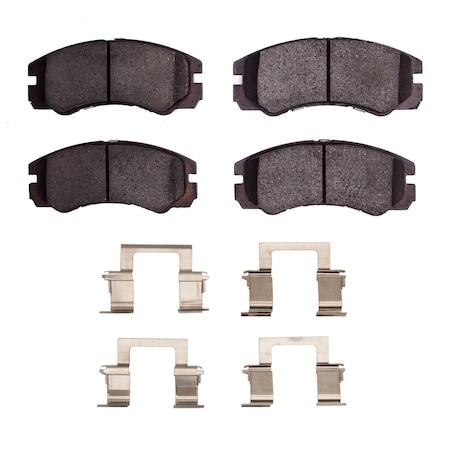 5000 Advanced Brake Pads - Ceramic And Hardware Kit, Long Pad Wear, Front